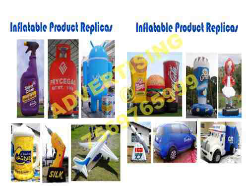 inflatable product replicas